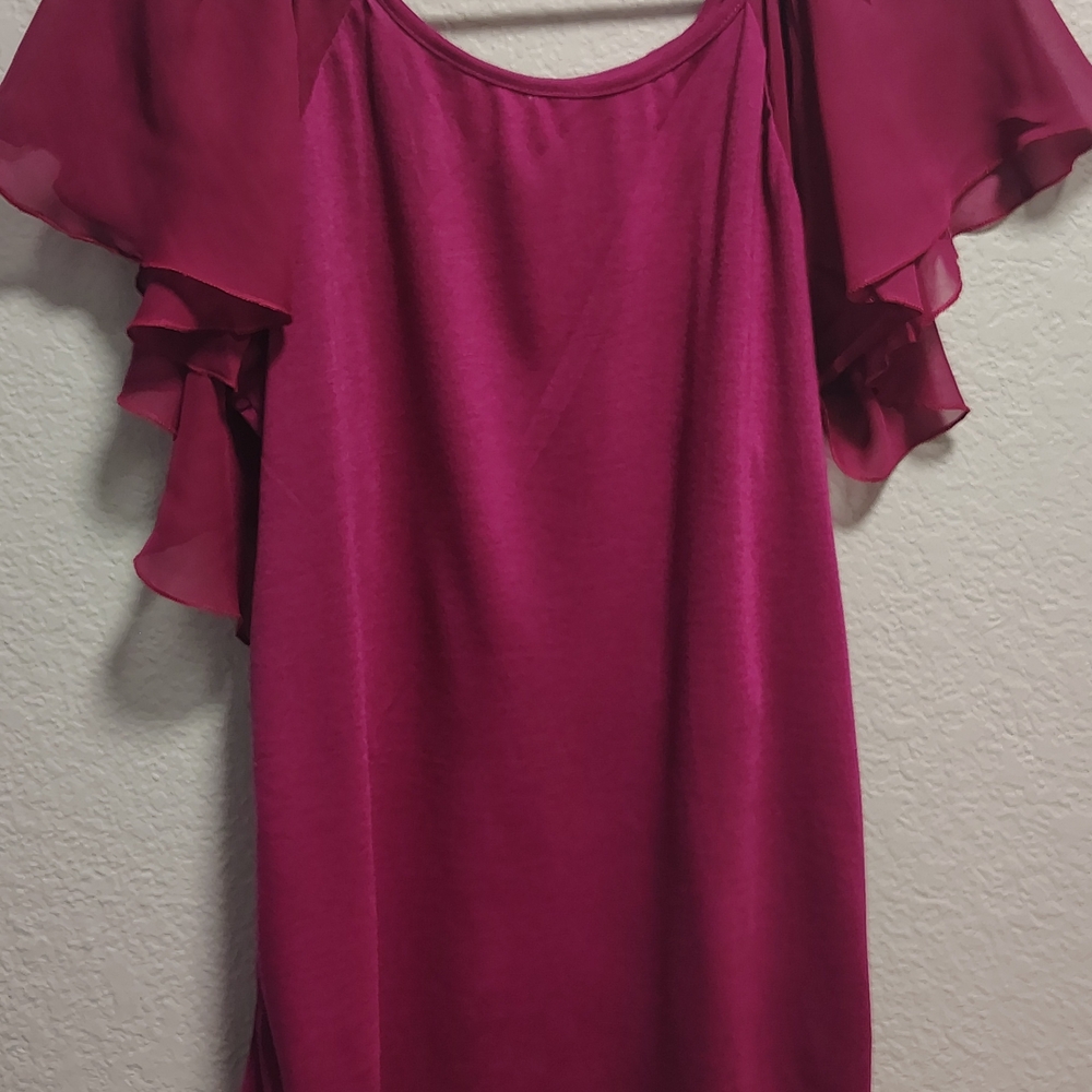 Roma Fashion Vibrant Pink Top